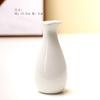 Jarrón de Cerámica Blanca Quemada Liso Moderno Sencillo Flor Seca Arreglo Floral Venta al por Mayor Decoración Creativa para el Hogar Manualidades Adornos