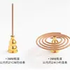 Suporte para incenso de vareta base para incenso prato de lótus porta-incenso de vareta cabaça para incenso de vareta porta-incenso de cobre caixa de incenso ornamentos base para incenso de vareta queimador de sândalo