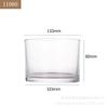 Em estoque por atacado vela de aromaterapia transparente Copo doméstico fragrância interior Copo de vestir em casa castiçal de vidro decoração do frasco