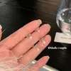 Brincos de Osso da Orelha de Borda Única, Brincos com Pingente Único de Coração Gota d'Água de Alto Padrão, Não é Necessário Remover Pequenos Brincos ao Dormir