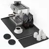 Alfombrilla de Silicona para Encimera de Cafetera Transfronteriza Alfombrilla para Desagüe de Fregadero Alfombrilla Antideslizante para Barra de Bar Encimera de Cocina Alfombrilla de Silicona Absorbente