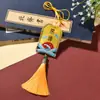 Bolsita del Festival del Bote del Dragón material hecho a mano DIY bolsa Guofeng Yushou bolsa de bendición sachet Hanfu bolsa vacía talismán protector al por mayor
