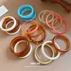 Pulsera de Resina de Venta Caliente Europea y Americana en Amazon, Pulsera de Estilo Minimalista Moderna y Única, Pulsera Retro de Alta Gama para Mujer