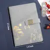 Set de regalo de cuaderno estilo chino se puede imprimir con logo, adecuado para reuniones anuales, bloc de notas y taza térmica de alto valor como recuerdos, disponible al por mayor