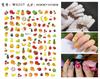 Pegatina para Uñas con Arte de Frutas Estilo Deslumbrante Little Red Book Sandía Piña Arándano Pegatina para Uñas con Arte de Frutas WG314-330