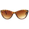 Óculos de Sol Retro Olho de Gato Rain Amazon para Homens e Mulheres, Branco e Marrom, Óculos de Sol Personalizados, Estilo Ins
