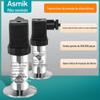 Transmissor de pressão higiênico 4-20mA Braçadeira de lama viscosa orgânica Membrana plana Sensor de pressão Mik