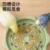 Comedouro para papagaio, bandeja de comida para pássaros à prova de respingos e derramamentos, tapete de alimentação para calopsitas, periquitos e conures sol, coleção completa de suprimentos para caixa de alimentação