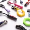 Tirador de cremallera con cordón para mochilas y bolsos, tirador de cremallera moldeado por inyección de TPU, material de TPU, personalizable