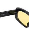 Gafas de Sol Cuadradas Simples Versátiles Marco Negro Moda Hip-Hop Tendencia Estrellas Mismo Estilo para Hombres 2232