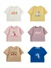 Camiseta Infantil Wulibuyi com Estampa de Desenho 2026 Verão Novo Estilo Camiseta Básica para Bebê Camiseta Fofa Estilo Coreano Infantil