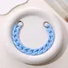Miçangas Nova Cor de Doce Corrente Acrílica Copo de Água Infantil Corrente de Mão Estojo de Celular Destacável Pingente Pingente para Mulheres