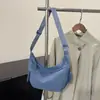 Bolso Nuevo de Moda Tipo Dumpling para Mujer Moda Nylon Bolso de Mujer Versátil Simple Gran Capacidad Bolso Cruzado Mujer Estudiante Bolso Cruzado Pequeño