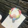 Lindo aro para el cabello con forma de caramelo de dibujos animados, ideal para niñas, no daña la banda de goma de los niños.
