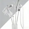 Nuevo Juguete para Gatos Palo de Juguete Hada para Gatos con Alambre de Acero, Plumas y Sonido, Palo de Madera Interactivo Juguete para Mascotas