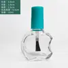 Variedade transparente de especificações formato capacidade arte de unhas com pincel frasco de esmalte de vidro frasco dividido blush frasco vazio em estoque