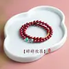 Loja de Fábrica Pulseira de Areia Dourada Roxo Cinábrio Camada Dupla Novo Estilo Chinês Lótus Turquesa Miçangas Pulseira de Múltiplos Tesouros Pode Ser Enviado em Nome de Outros