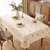 Mantel Estilo Retro Americano, Impermeable, Resistente al Aceite, Lavable, Resistente al Calor, Nuevo Modelo 2026, Lujo Ligero, Salvamanteles de Mesa de Comedor de Gama Alta, Mantel para Mesa de Café