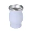Taza de Acero Inoxidable para Mate Transfronteriza de Amazon, Taza de Té Grande con Forma de Calabaza, Taza Exterior de Doble Pared Aislada al Vacío, Venta al por Mayor