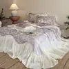 Juego de Colcha de Verano Fresca de Tencel Estilo Francés-Coreano Seattle Cómoda para Dormir Desnudo