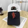 Gorra de Algodón Puro Bordada con Diseño Patriótico de Cinco Estrellas, Moderna y a la Moda, Gorra de Béisbol Unisex Casual para Protección Solar
