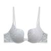 Nuevo Brasier de Talla Grande en Forma de U sin Marcas Ginning Push-up Anticaída Profundo con Escote en V Copa Moldeada Fina Ropa Interior para Mujer