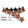 Europa y Estados Unidos venta caliente transfronteriza sello de cintura exagerado costura de estrella de cinco puntas cinturón de mujer retro callejero cinturón de remaches Joker venta al por mayor