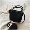 Bolso Cubo Retro de Moda Estilo Francés para Mujer 2025 Otoño Textura Simple Bolso de Hombro Bolso Cruzado de Moda para Mujer