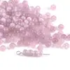 Cuentas de Cristal Ojo de Gato Cepillado Macaron de 4 mm para Pulsera, Collar, Accesorios de Joyería DIY Hechos a Mano, Cuentas Sueltas, Venta al por Mayor