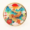 Atracciones Turísticas de Beijing Regalos Conmemorativos Ciudad Prohibida Gran Muralla Plaza de Tiananmén Palacio de Verano Cubo de Agua Universidad de Pekín Monedas Conmemorativas