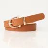 Cinto Coreano Feminino Fashion Pronto para Usar Fino Decorativo para Jeans de Estudante Cinto Combinador para Roupas Femininas