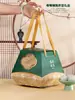 Nueva Caja de Regalo de Zongzi del Festival del Bote del Dragón Caja de Empaque Caja Vacía Bambú Tejido Creativo de Moda Gran Capacidad Caja de Regalo Personalización