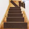 Alfombrilla de suelo repujada transfronteriza estilo ins simple alfombrilla para escaleras autoadhesiva sin pegamento alfombrilla para peldaños de madera maciza para el hogar alfombrilla para peldaños venta al por mayor