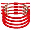 Pulseira de Cordão Vermelho Popular da Amazon Estilo Tibetano para Homens e Mulheres, Pulseira de Nó Transfronteiriça para Casais para o Dia dos Namorados