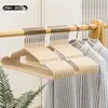 Cabides Engrossados para Uso Doméstico, Cabides de Plástico Antiderrapantes para Pendurar Roupas, Prevenindo Marcas nos Ombros, Adequados para Dormitórios Estudantis