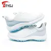 Zapatillas nuevas para mujer de golf suela de goma antideslizante transpirables sin clavos impermeables agarre cómodo hebilla giratoria fuerte