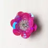 Pegatinas de Flor de Lentejuelas Decorativas para Tela, Accesorios de Cuentas, Bolsos, Zapatos y Sombreros, Cuentas Sueltas, Parches para Ropa, Calcomanías, Hecho a Mano para DIY