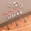 Hebilla de conexión en forma de herradura U chapada en oro de 18 quilates hebilla de cierre hebilla de cierre hebilla para pulsera collar hecho a mano DIY accesorios de joyería