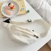 Bolsa Peitoral Infantil, Bolsa de Cintura, Bolsa para Caminhada com Letras, Nova Bolsa Casual Leve, Bolsa Transversal Versátil à Prova d'Água para o Dia a Dia de Meninos e Meninas