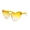 Gafas de sol transfronterizas europeas y americanas 2025 Gafas de sol con protección solar Gafas de sol con forma de corazón de melocotón Gafas de sol de moda a prueba de rayos UV