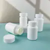 Botella Blanca Opaca de 70ml 175ml para Producto Sanitario Sólido 80ml Botella con Tapa de Rosca y Presión 175ml Botella Blanca Pequeña para Medicina con Tapa de Presión