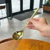 Cuchara de Titanio Puro para Uso Doméstico, Grado Alimenticio, Mango Largo, Cuchara Redonda Grande, Código de Color Individual, Cuchara de Mesa, Cuchara para Sopa, Cuchara para Sopa Portátil