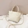 Bolsa de Couro Trançado Feminina 2026 Nova Luxo Moda Simples Bolsa Saco de Balde de Mão Ombro Transversal para Mulheres