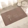 Felpudo de entrada, felpudo absorbente para baño, inodoro, antideslizante, para el hogar, dormitorio y puerta