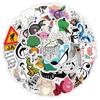 50 piezas de pegatinas de símbolos musicales graffiti decorativas para cuenta de mano, cuaderno, scooter, guitarra, escritorio de computadora, pegatinas impermeables al por mayor