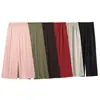 Pantalones de pierna ancha casuales de moda sueltos, estilo europeo y americano, versátiles, venta al por mayor, comercio transfronterizo, simples, cintura elástica, pierna ancha