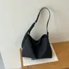 Bolsa de ombro tecida de alta qualidade estilo francês, simples, fashion, casual, bolsa de mão moderna, bolsa de bolinho com design de nicho