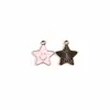 Cara Sonriente Estrella de Cinco Puntas Estrella Pequeña DIY Aleación Esmalte Accesorios de Joyería Transfronterizos Accesorios para el Cabello Llavero Colgante