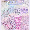 Auténticos Pegatinas de Fieltro de Dibujos Animados Kuromi My Melody Kitty Cat Cinnamoroll Pegatinas de Decoración para Diario Materiales para Manualidades