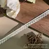 Em estoque Novo Lolita Bordado Solúvel Em Água Lace Leite Seda Único Lado Flor Onda Lace Lace Código De Barras